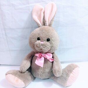 Kellytoy Brown Plush Bunny Rabbit Easter "16" Stuffed Animal